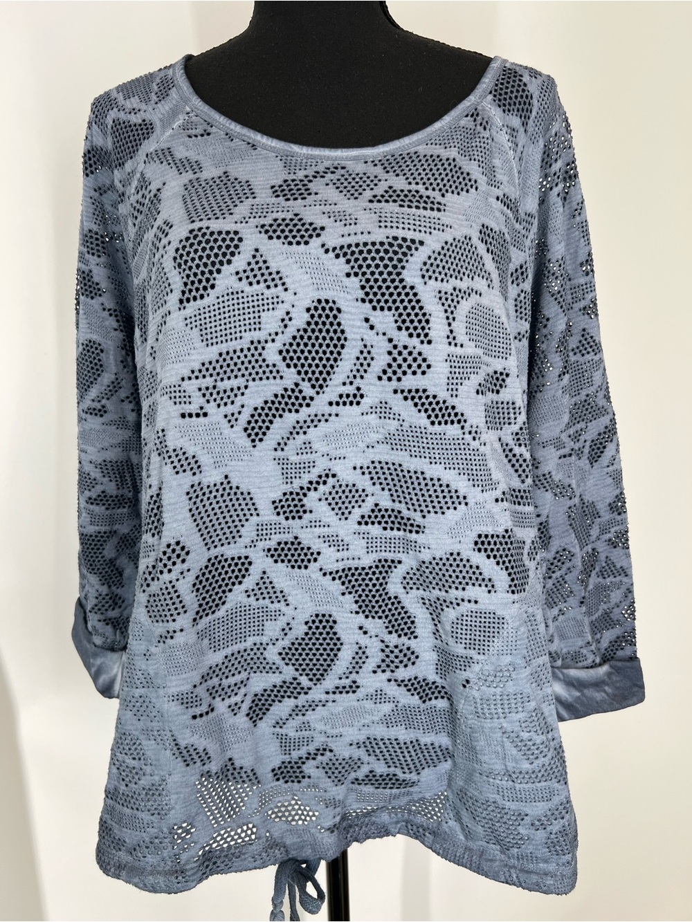 Saturday‎ Sunday  Light Blue Knit Pullover Top